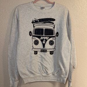 Gray Graphic Men’s Sweater